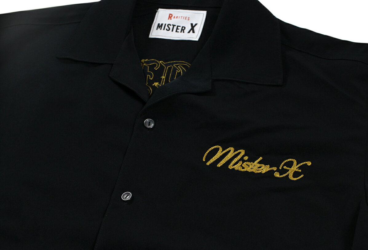 MISTER X [-MRX PLAYBOYS CLUB SHIRT- BLK size.M,L,XL]