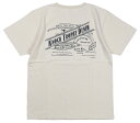 TROPHY CLOTHING [-KNOCK ʒOD Pocket Crew Tee- Natural]