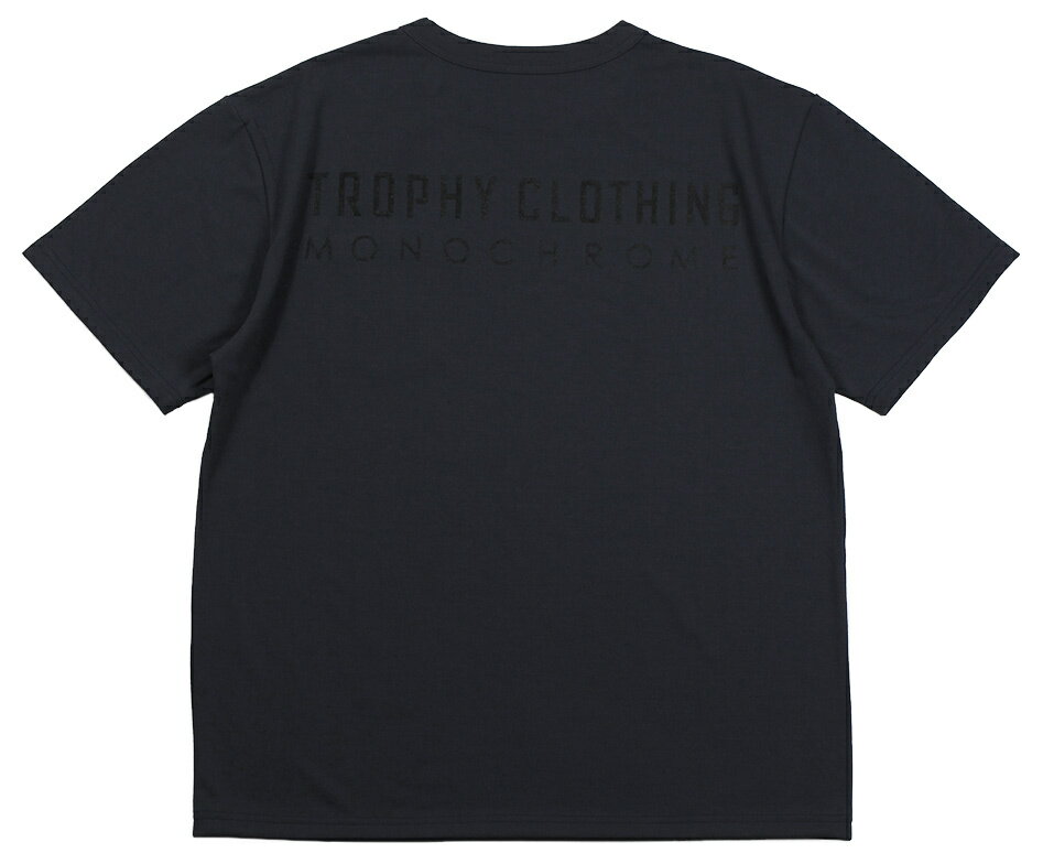 楽天KNOCK オンラインストアTROPHY CLOTHING [-Monochrome Logo Pc Tee-Charcoal size.36,38,40,42]