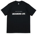 UNCHANGING LOVE [-CLASSIC LOVE TEE SHIRT- IVORY~BLACK BODY size.S,M,L,XL]