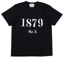 MISTER X [-1879 TEE SHIRT SS- BLACK size.M,L,XL,XXL]