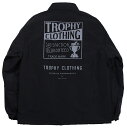 TROPHY CLOTHING [-BOX LOGO WARM UP JACKET- Black size.36,38,40,42]