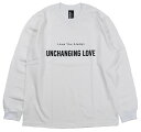 UNCHANGING LOVE [-CLASSIC LOVE TEE SHIRT LS- BLACK~WHITE size.S,M,L,XL]