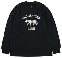 UNCHANGING LOVE [-UCL TIGER FLOCKY TEE SHIRT LS- WHITE~BLACK size.S,M,L,XL]