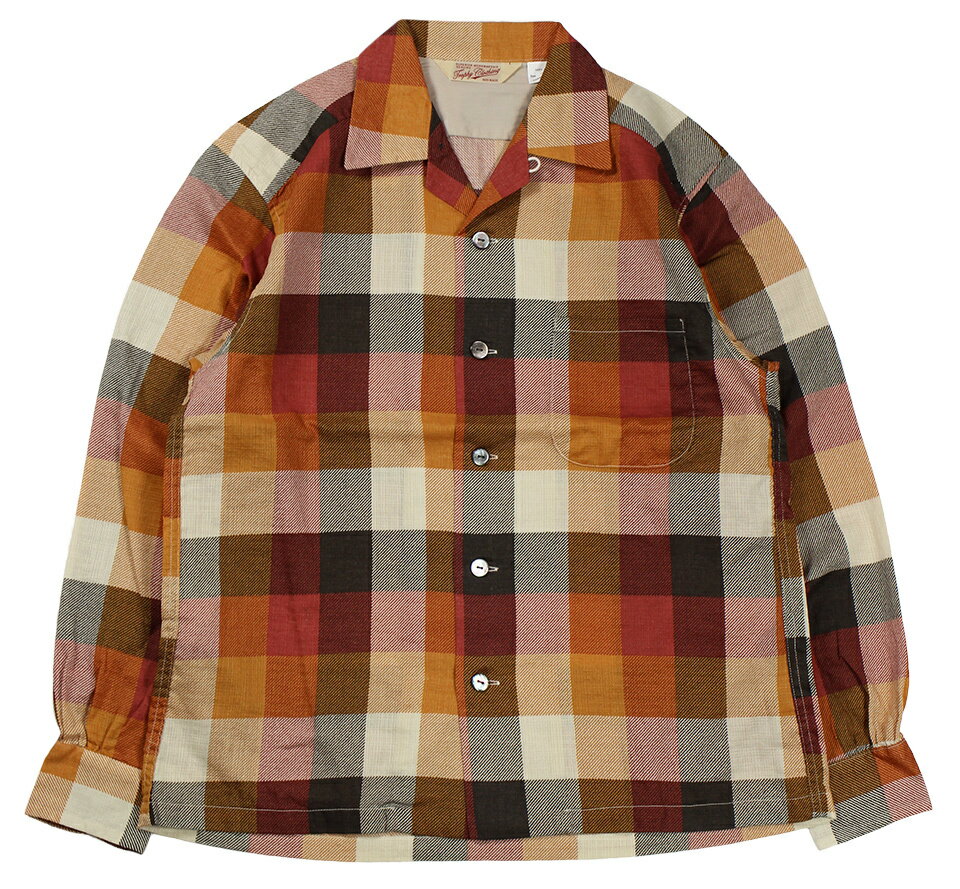 TROPHY CLOTHING [-TOWN CRAFT CHECK L/S SHIRT- Red size 14,15,16,17]