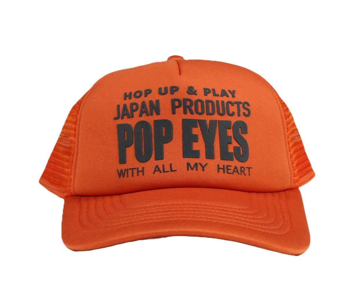 POP EYES [-PPE Hang Tag CAP- ORANGE]