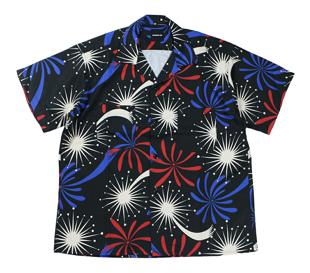 UNCHANGING LOVE [-UCL FOURTH OF JULY SHIRT SS- BLK size.M,L,XL]