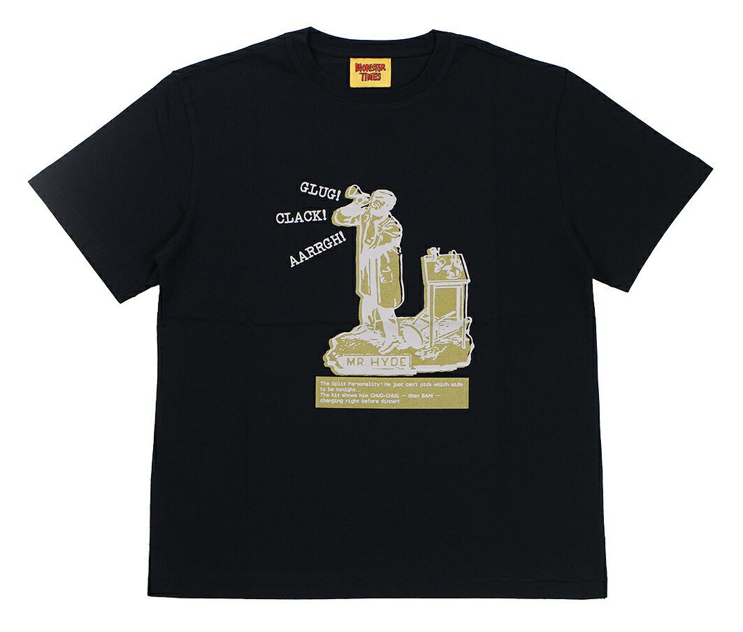 MONSTOR TIMES [-MONSTOR PLASTIC MODEL “MR.HYDE” Tee SS- BLACK size.S,M,L,XL]