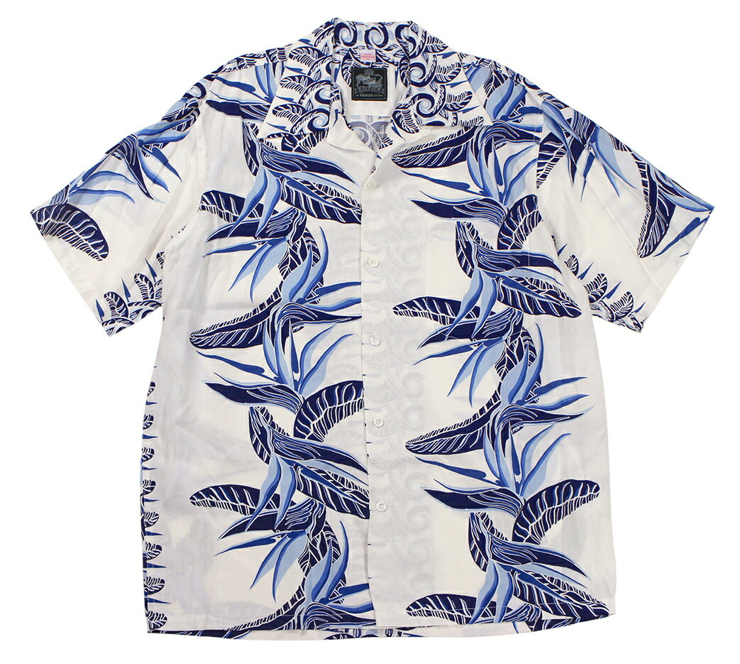 Kona Bay Hawaii [-Bird of Paradise- White size.S,M,L,XL]