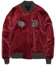 GANGSTERVILLE [--BLACKSVILLE SOUVENIR JACKET- BURGUNDY size.S,M,L,XL]