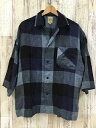 【中古】Sanca BIG CHECK ONE-UP OPEN SHIRTS S22SSH06 サンカ※2022年10月入荷※