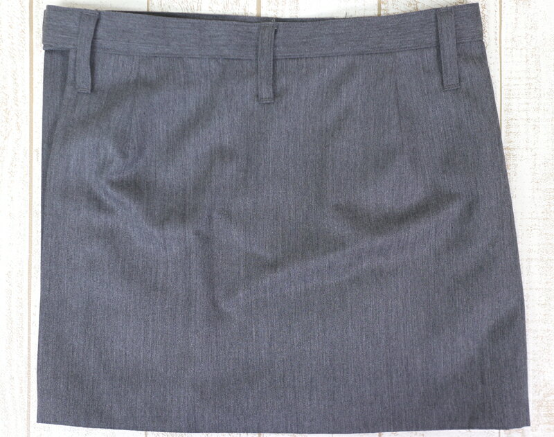 【中古】SHAREEF シャリーフ WOOL GABARDINE OVER SKIRT ラップスカート 15312064 ※2017年4月入荷※