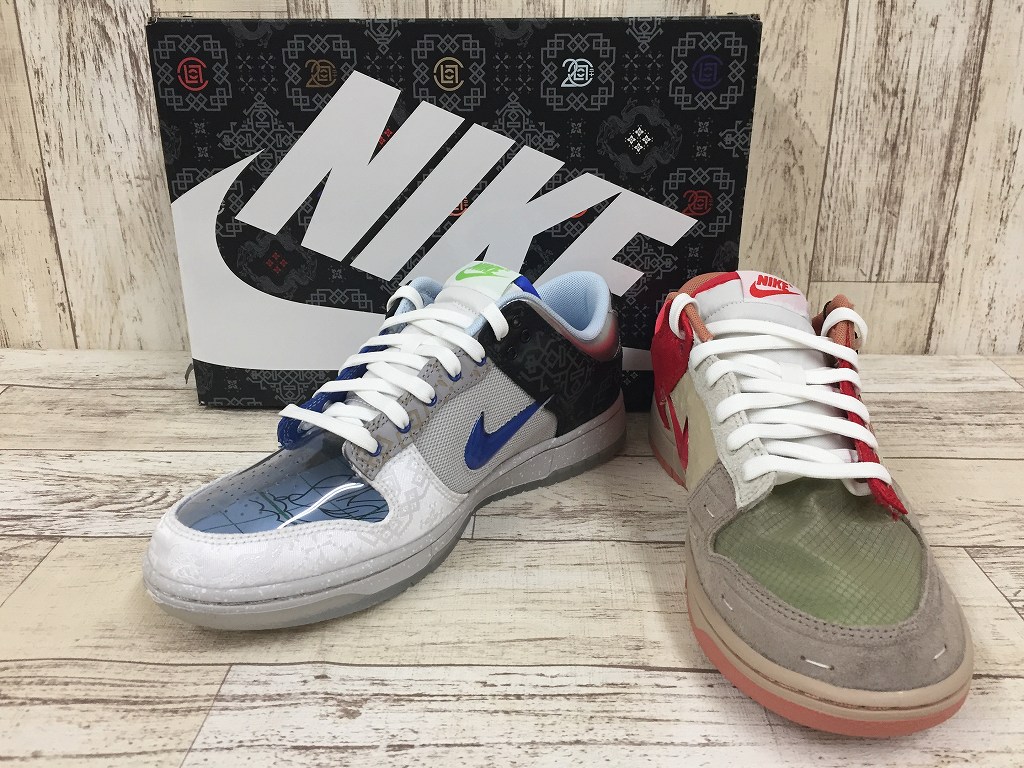 【中古】CLOT × NIKE DUNK 