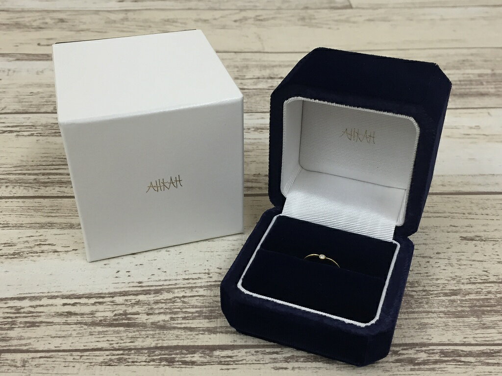 【中古】AHKAH アーカー K18 リング 指輪 RING ※2024年4月入荷※