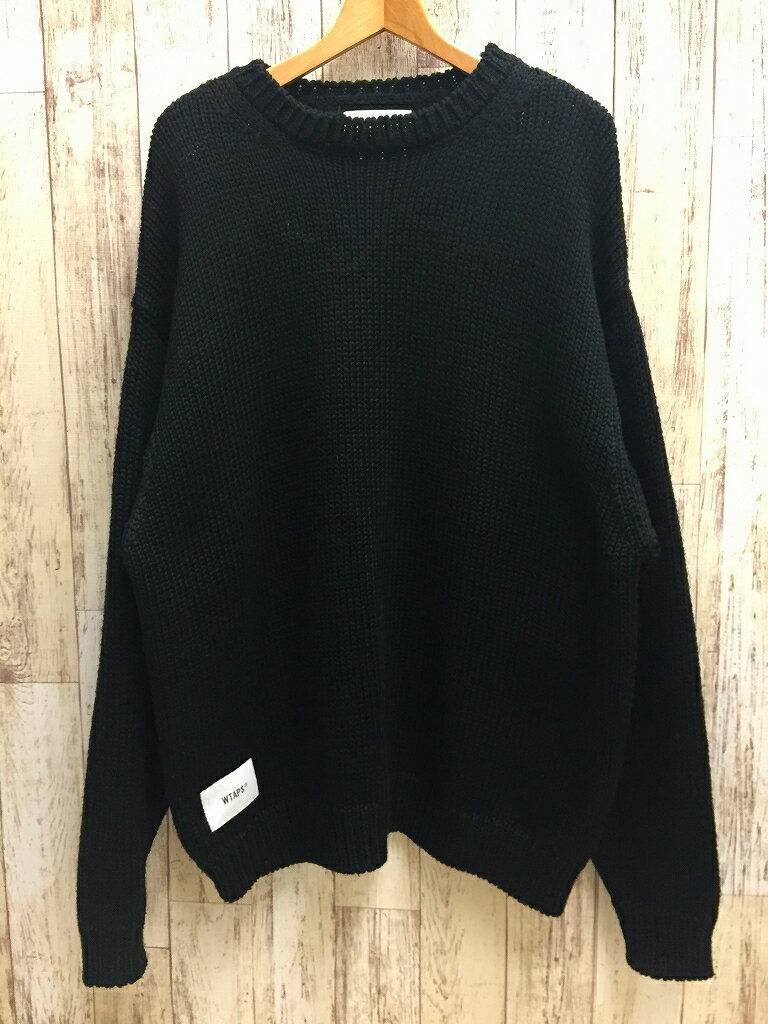 楽天市場】wtaps(カラーブラック)(ニット・セーター 楽天市場】wtaps(カラーブラック)(ニット・セーター