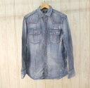 【中古】WTAPS 12ss ALLMAN SHIRTS DENIM 121GWDT-SHM06 ダブルタップス デニムシャツ※2020年6月入荷※