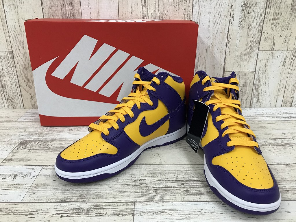 yÁzNIKE DUNK HIGH RETRO Lakers iCL _NnC DD1399-500 2024N5ׁ