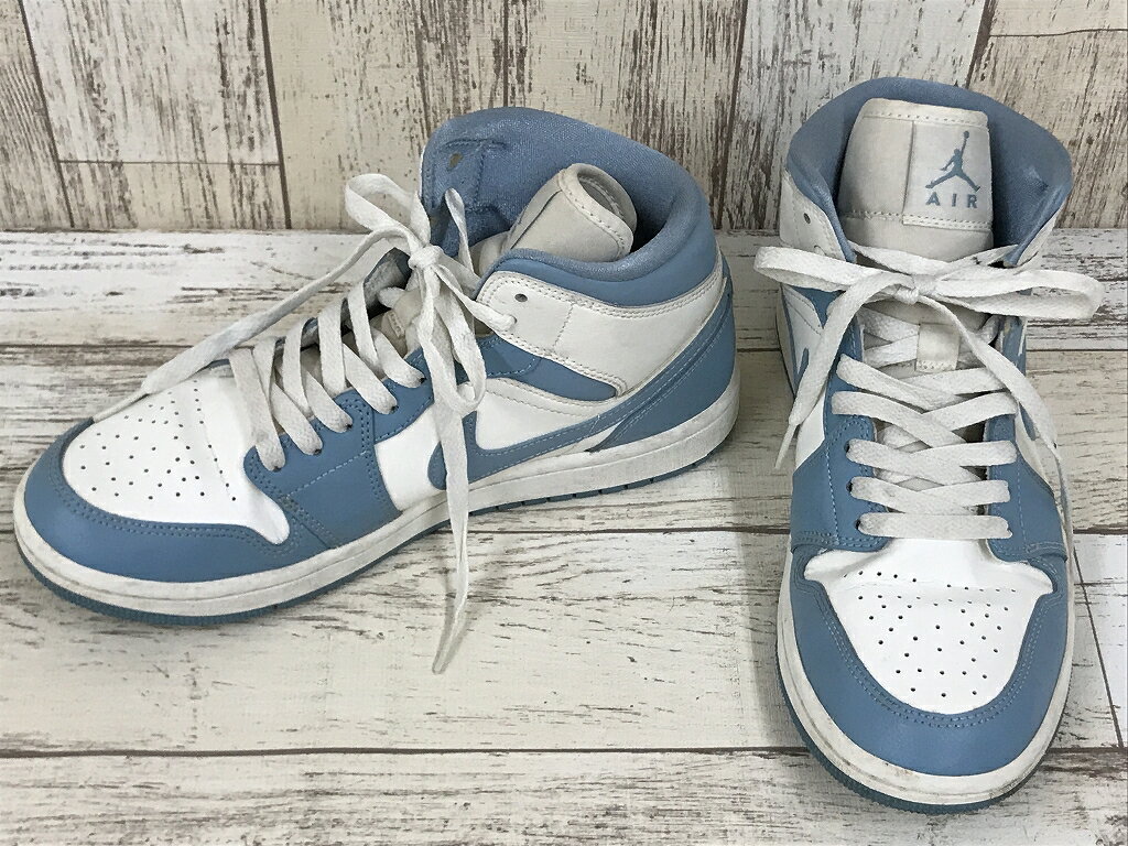 Rakuten - 【中古】NIKE WMNS AIR JORDAN 1 MID University Blue BQ6472-141 ナイキ ※2026年5月入荷※