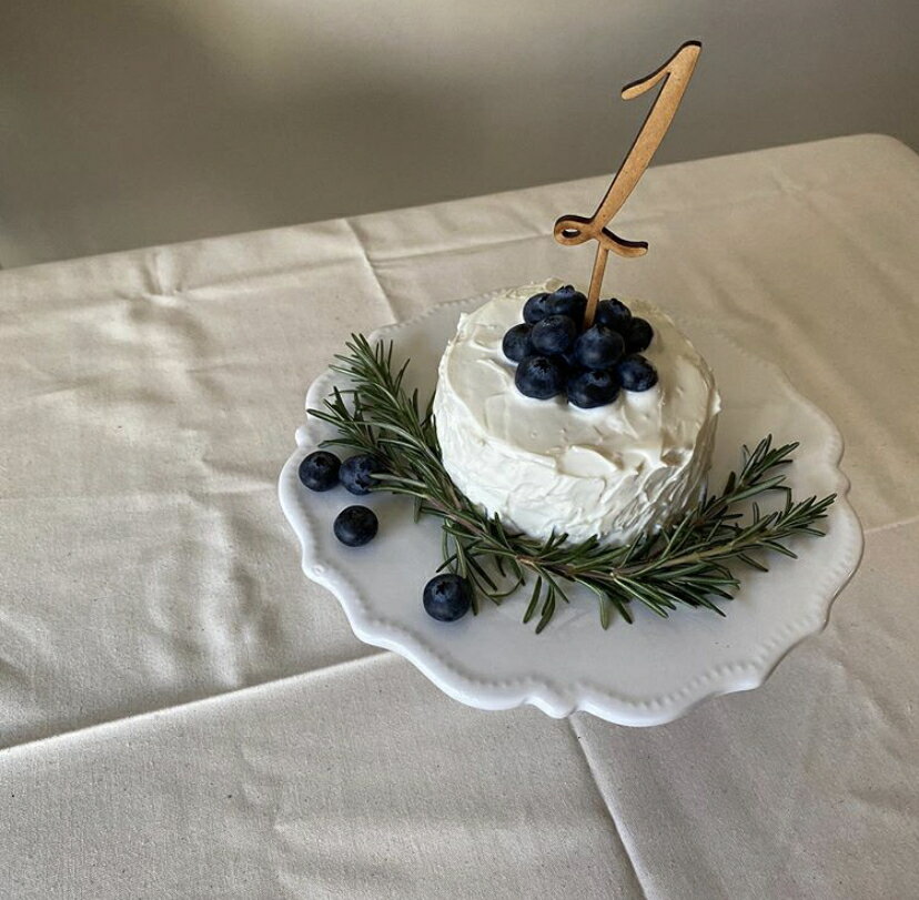 KNOP【木製ケーキトッパー1】数字1ヶ月1歳one誕生日バースデー結婚式ウェディングブライダルウエディングケーキデコレーションウェルカムスペースお祝いガーランド記念写真テーブルナンバーおしゃれナチュラルフラワーピック