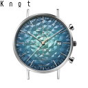 Knot ノット 時計 クラシック クロノグラフ 春渚 限定300本 シルバー ＆ ブルーグリーン 時計本体のみ（ベルト別売り） 腕時計 ウォッチ メンズ レディース サファイアガラス 日本製