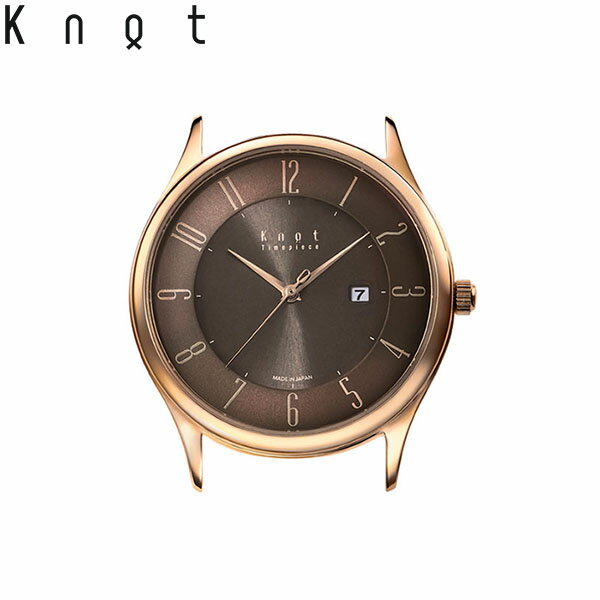  Knot ノット 時計 クラシック ソーラー アラビック 32mm ローズゴールド ＆ チャコールグレー 時計本体のみベルト別売り ソーラームーブメント 腕時計 レディース サファイアガラス 日本製