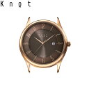 Knot ノット 時計 クラシック ソーラー アラビック 32mm ローズゴールド ＆ チャコールグレー 時計本体のみベルト別売り ソーラームーブメント 腕時計 レディース サファイアガラス 日本製