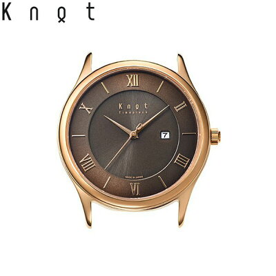 Knot ノット 時計 クラシック レディースソーラー ローズゴールド & チャコールグレー 時計本体のみベルト別売り ソーラームーブメント 腕時計 ウォッチ サファイアガラス 日本製