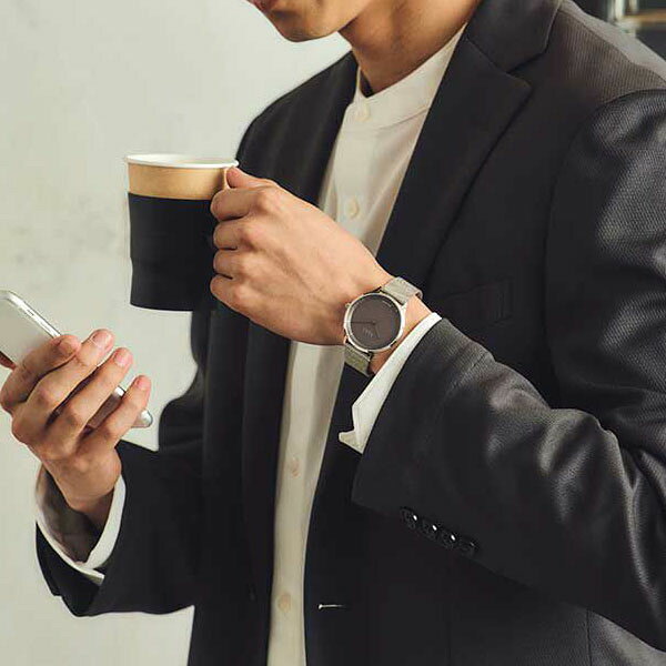 Knot ノット 時計 サスティノシリーズ シン ソーラー Thin Solar シルバー ＆ ウォ...
