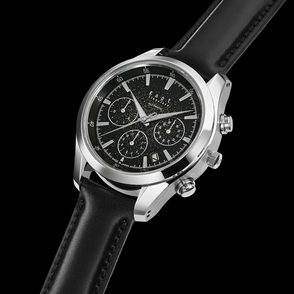 GRANDEUR グランドールプラス メンズウォッチクラシカルムーンフェイズアドバンテックレザーシリーズ グリーン GRP014G1