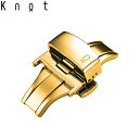 Knot ノット 時計 オリジナルDバックル（16mm） イエローゴールド 単独購入はメール便のため代引き・着日指定・包装不可