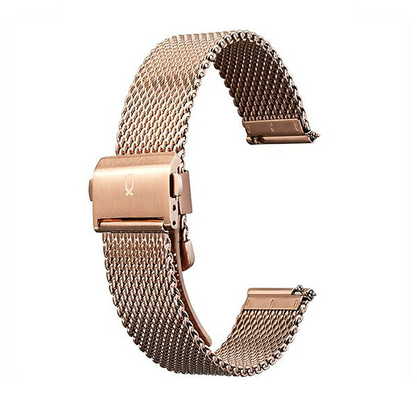 Knot ノット 時計 ミラネーゼ メッシュベルト（機械式用） Dバックル仕様 時計ベルト 18mm ローズゴールド ベルトのみ購入はメール便のため代引き・着日指定・包装不可 スペアベルト 日本製 腕時計 ウォッチストラップ