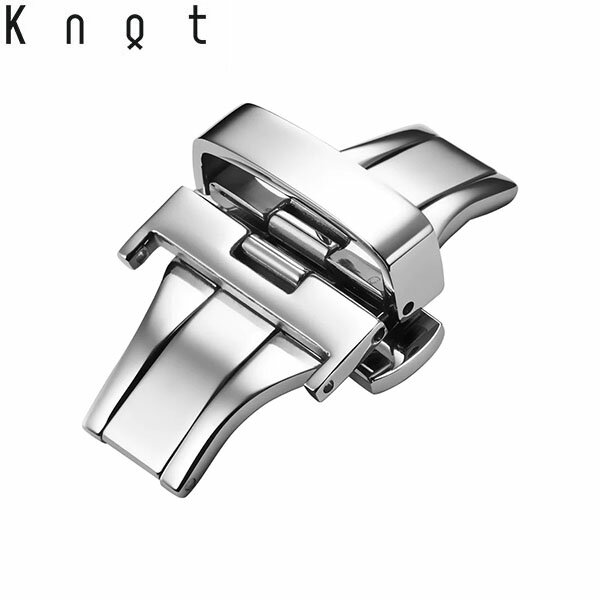 Knot ノット 時計 オリジナルDバックル（18mm） シルバー 単独購入はメール便のため代引き・着日指定・..