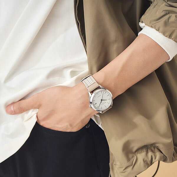 Knot ノット 時計 京都 昇苑くみひも 時計ベルト 18mm 綾高麗 グレージュ 白橡（しろつるばみ） 2024 SPRING COLOR ベルトのみ購入はメール便のため代引き・着日指定・包装不可 スペアベルト 日本製 腕時計 ウォッチストラップ