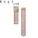 Knot ノット 時計 京都 昇苑くみひも 時計ベルト 18mm 綾高麗 ピンク 撫子(なでしこ) ベルトのみ購入はメール便のため代引き・着日指定・包装不可 スペアベルト 日本製 腕時計 ウォッチストラップ