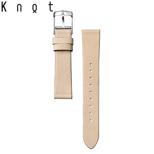 Rakuten - Knot ノット 時計 Fluffy 姫路レザーフラッフィー 時計ベルト 18mm アイボリー ベルトのみ購入はメール便のため代引き・着日指定・包装不可 スペアベルト 日本製 腕時計 ウォッチストラップ 2025年8月