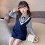 キッズ スカート ワンピース ドレス かわいい ガールズ 子供服 韓国 ガールズ スカート 春秋 年 子供服 ガールズ 外 国 子供 大学 ドレス 長袖 ツーピース スカート