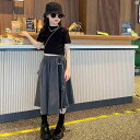 キッズ スカート ワンピース ドレス かわいい ガールズ 子供服 韓国 ガールズ サマー ワンピース スーツ 大きいサイズ 子供用 おしゃれ 風 半袖 T シャ...