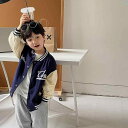 子供用 ジャケット 春 韓国 語 男子 配色 刺繍 野球 ユニフォーム 赤ちゃん カーディガン