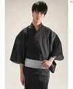 日本 伝統的 男性 着物 浴衣 サムライ 服 写真撮影 旅行 コス 舞台 服 コットン　 麻布 ベルト