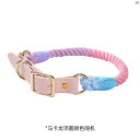 ペット レザー 牽引 ロープ カラー 犬 ロープ 調節可能 中型 大型 犬 首輪 綿 ロープ
