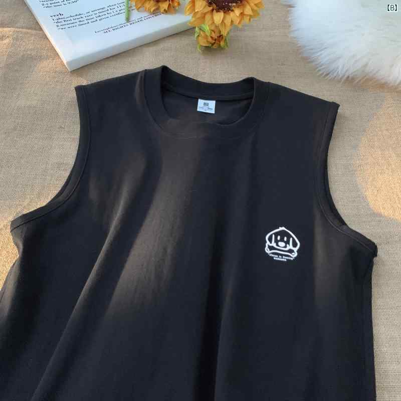 シティ ボーイ スポーツ ベスト メンズ 夏 カジュアル 冷感 ノースリーブ Tシャツ 半袖 ウエスト コート