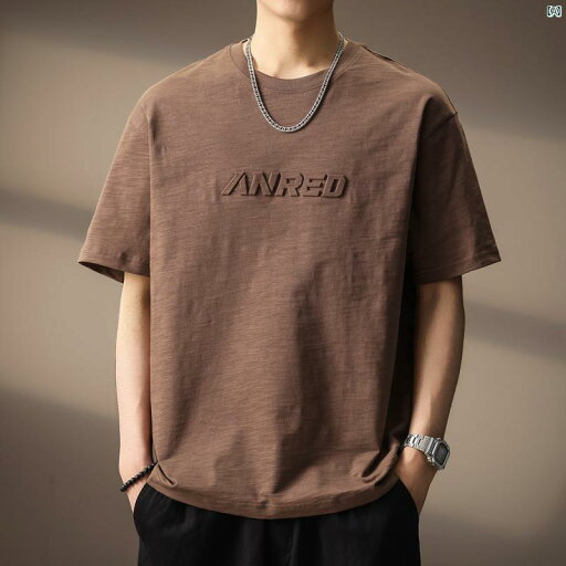 高級 質感 竹 コットン 立体 スチール プリント Tシャツ メンズ 夏 薄手 ファッション たり 半袖 高級 質感 竹 コットン 立体 スチール プリント Tシャツ メンズ 夏 薄手 ファッション たり 半袖