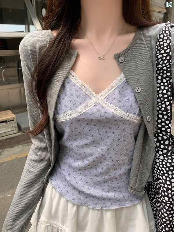 レディース レディース ファッション 韓国 韓国 ヨーロピアン 海外風 ファッション おしゃれ かわいい 綺麗 セクシー レースキャミソール 夏 ショート 多 途 インナー アウターウェア スタイリッシュ ガール トップ