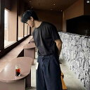 メンズ ファッション 韓国ファッション オシャレ コーデ ブラック 夏 ラウンドネック 半袖 Tシャツ メンズ 韓国 イン ハイエンド カジュアル 快適 トップス