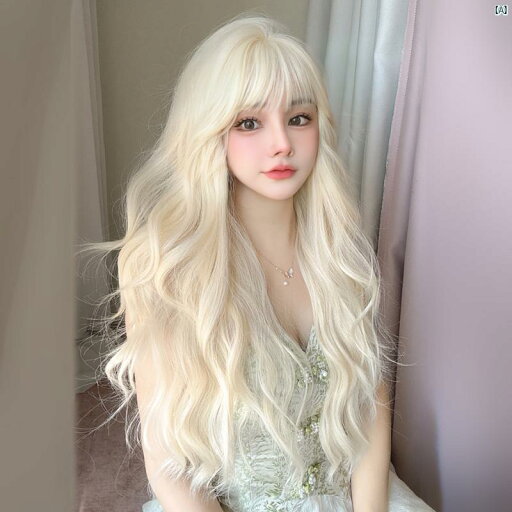 ヘアウィッグ プラチナ ウィッグ レディース ロング ヘア フル ヘッド バンド カーリーヘア ビッグウェーブ ロリータ アメリカン フレンチ カール ライト カラー ヘアウィッグ プラチナ ウィッグ レディース ロング ヘア フル ヘッド バンド カーリーヘア ビッグウェーブ ロリータ アメリカン フレンチ カール ライト カラー