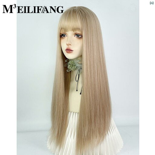 ミルクティー プラチナ ウィッグ フル ヘッド カバー レディース ワン カット ロング ストレート ヘア ブロンド ライト ロリータ デイリー cos ユニバーサル ミルクティー プラチナ ウィッグ フル ヘッド カバー レディース ワン カット ロング ストレート ヘア ブロンド ライト ロリータ デイリー cos ユニバーサル