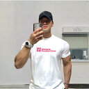 メンズ トレーニング トレーニングファッション ナショナル ファッション 夏 半袖 Tシャツ スポーツ カジュアル ラウンドネック スリム アメリカン フィットネス ウェア 2403 C(4)