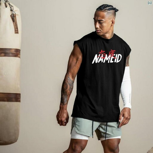 メンズ トレーニング トレーニングファッション フィットネス ノースリーブ Tシャツ ラウンドネック ファッション スポーツ ベスト 筋力 トレーニング 服 夏 240614 A メンズ トレーニング トレーニングファッション フィットネス ノースリーブ Tシャツ ラウンドネック ファッション スポーツ ベスト 筋力 トレーニング 服 夏 240614 A