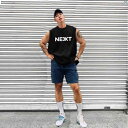 メンズ トレーニング トレーニングファッション スポーツ 夏 アメリカン レター プリント トレーニング フィットネス ベスト ノースリーブ Tシャツ 240 L(4)