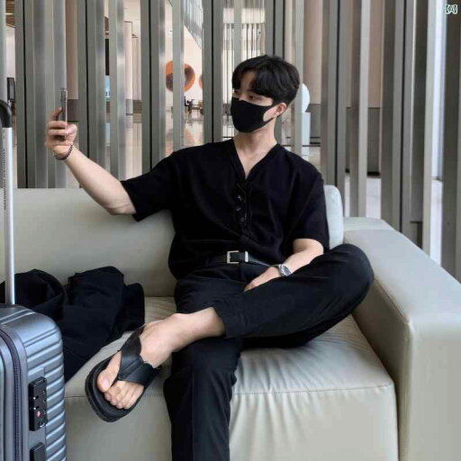 メンズ 韓国 ファッション おしゃれ 海外ファッション 無地 Vネック ニット メンズ 半袖 ハイエンド ライト 大人 夏 薄手 ファッション オフショルダー Tシャツ 韓国 トップス メンズ 韓国 ファッション おしゃれ 海外ファッション 無地 Vネック ニット メンズ 半袖 ハイエンド ライト 大人 夏 薄手 ファッション オフショルダー Tシャツ 韓国 トップス